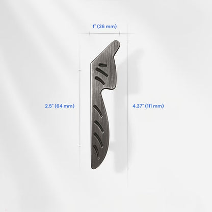 2.5" 3.75" Leaf Cabinet Drawer Pulls, Decorative Hardware