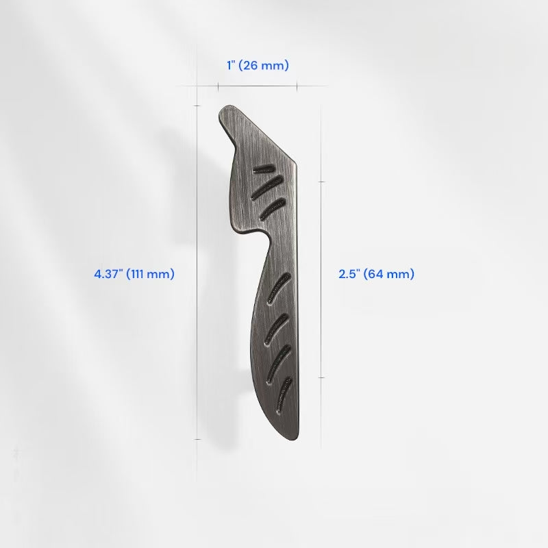 2.5" 3.75" Leaf Cabinet Drawer Pulls, Decorative Hardware