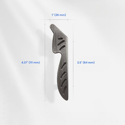 2.5" 3.75" Leaf Cabinet Drawer Pulls, Decorative Hardware