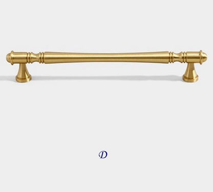 Brass Cabinet Pulls Drawer Knob Kitchen Hardware, Polished Brass, Brushed Brass, Polished Chrome
