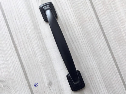 Matte Black Cabinet Pulls, Square Knob, Kitchen Hardware