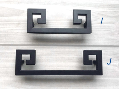 Matte Black Drawer Handles - 2.5" 3.75" 5"