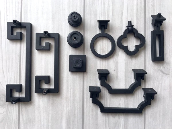 Matte Black Drawer Handles - 2.5" 3.75" 5"