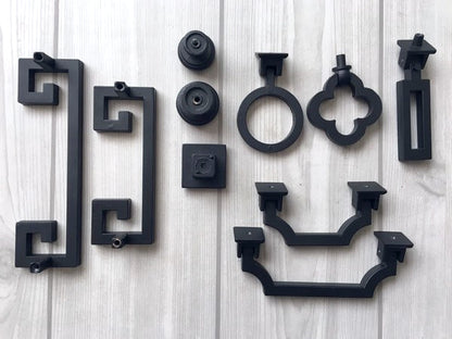 Matte Black Drawer Handles - 2.5" 3.75" 5"