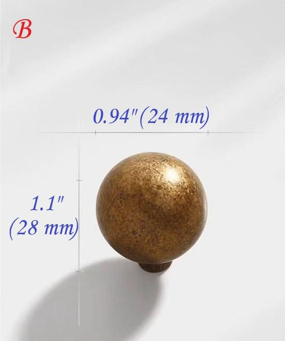 Antique Bronze Cabinet Pull Handles, Drawer Knobs, Rustic Retro Kitchen Hardware