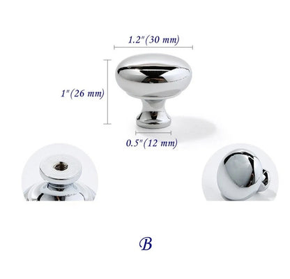 Polished Chrome Brass Cabinet Bar Pulls European Style Modern Shiny