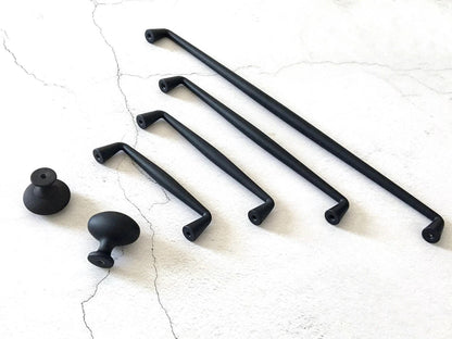 Black Kitchen Hardware Knob Pull Handles Lynnshardware