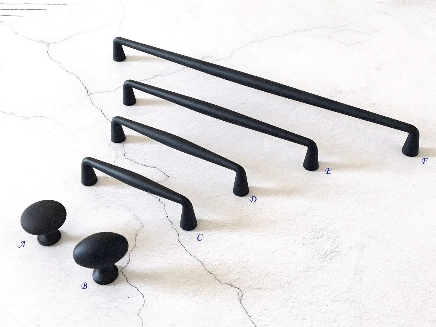 Black Cabinet Pull Handle Lynns Hardware
