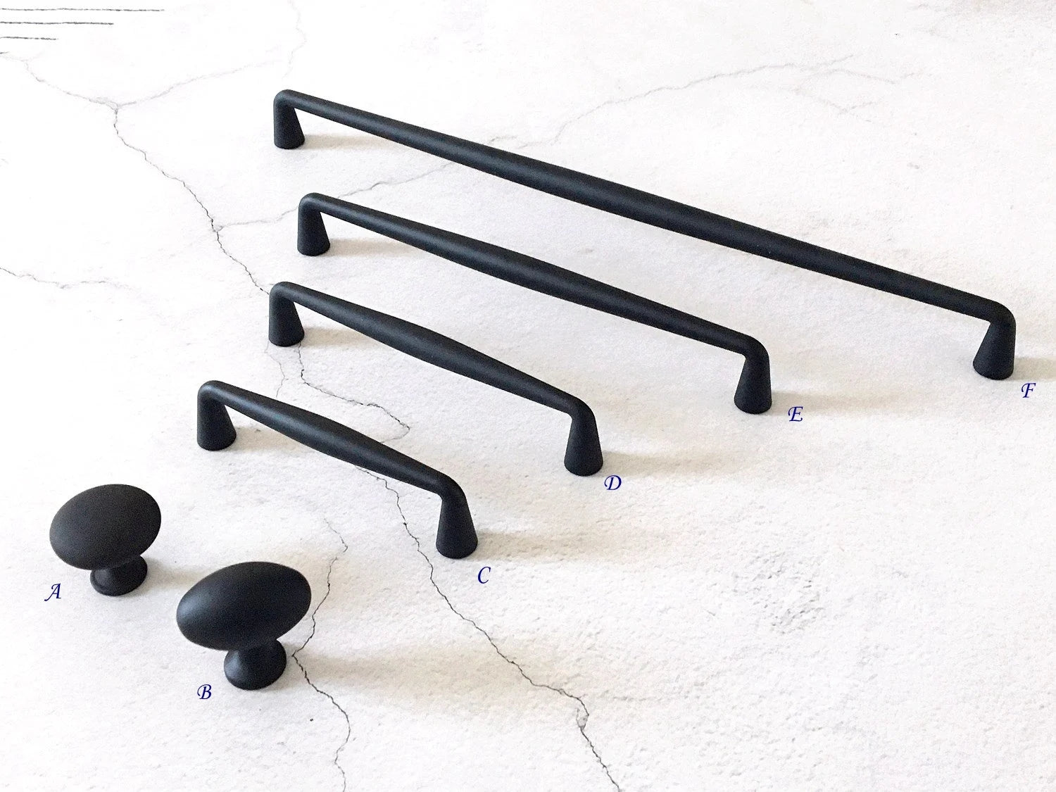 Black Cabinet Pull Handle Lynns Hardware