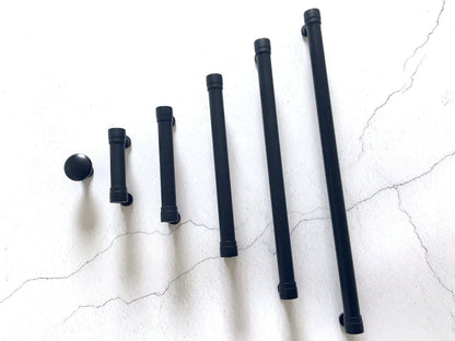 Black Cabinet Handles Hardware Kitchen Knobs Drawer Pulls