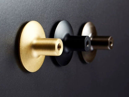 Brass Cabinet Knobs Black Brass