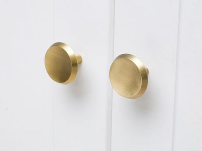 Brass Circle Drawer Pulls