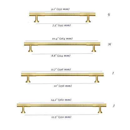 Brass Kitchen Cabinet Hardware Fluted Lynns Graceland