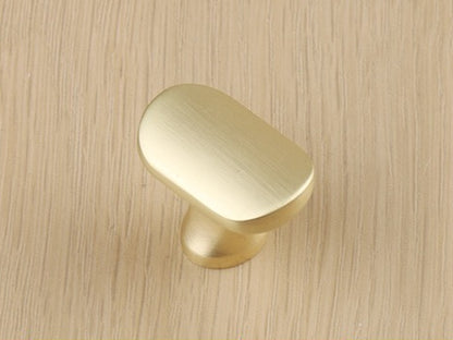Brushed Gold t shaped Drawer Knob made with zinc alloy
