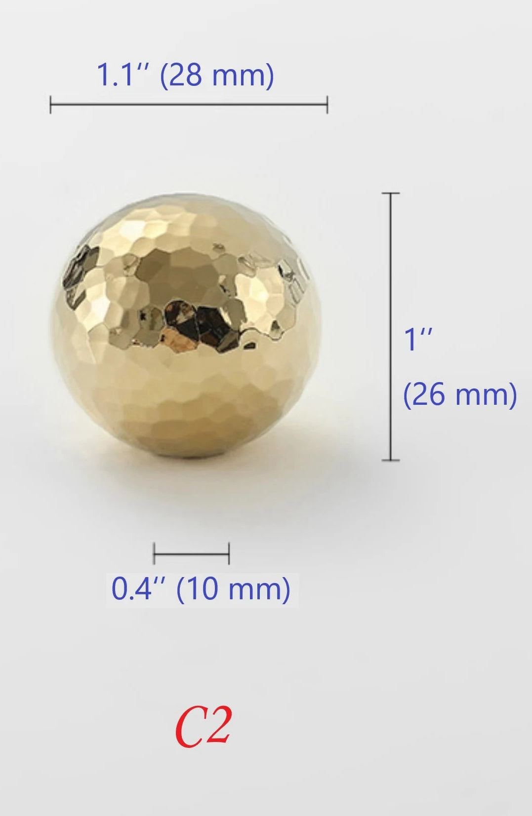 Hammered Brass Knobs Gold Drawer Pulls Egg Door Handle