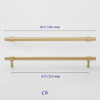 Brushed Brass Cabinet Pulls, Drawer Knobs, MCM Kitchen Hardware