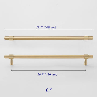 Brushed Brass Cabinet Pulls, Drawer Knobs, MCM Kitchen Hardware