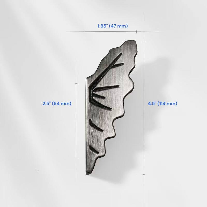 2.5" 3.75" Leaf Cabinet Drawer Pulls, Decorative Hardware