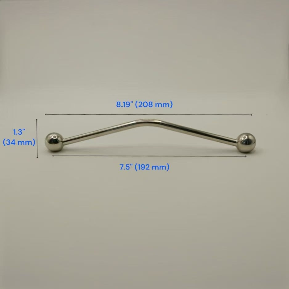 Contemporary Cabinet Handle & Drawer Knob, Polished Chrome / Nickel, Nordic Kitchen Hardware