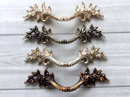 3" Leafy Drawer Pull Handles - French Provincial