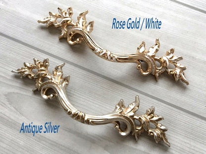 3" Leafy Drawer Pull Handles - French Provincial