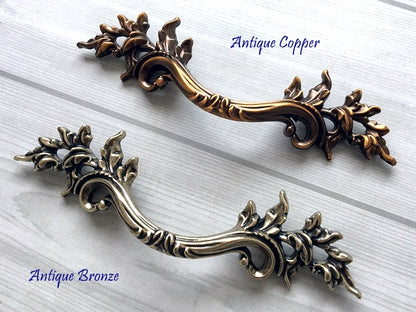 3" Leafy Drawer Pull Handles - French Provincial