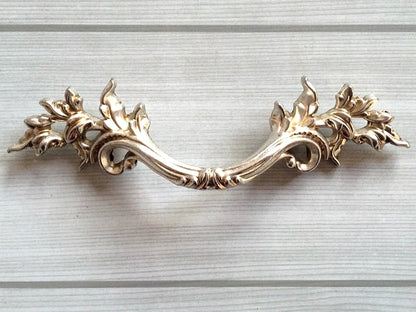 3" Leafy Drawer Pull Handles - French Provincial