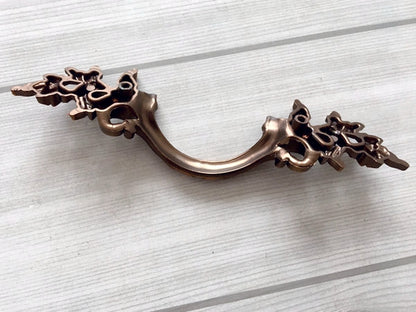 3" Leafy Drawer Pull Handles - French Provincial