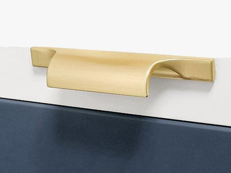 2.5" Centers gold dresser Drawer Finger Pulls