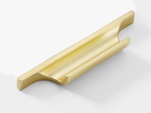 2.5" Centers gold dresser Drawer Finger Pulls
