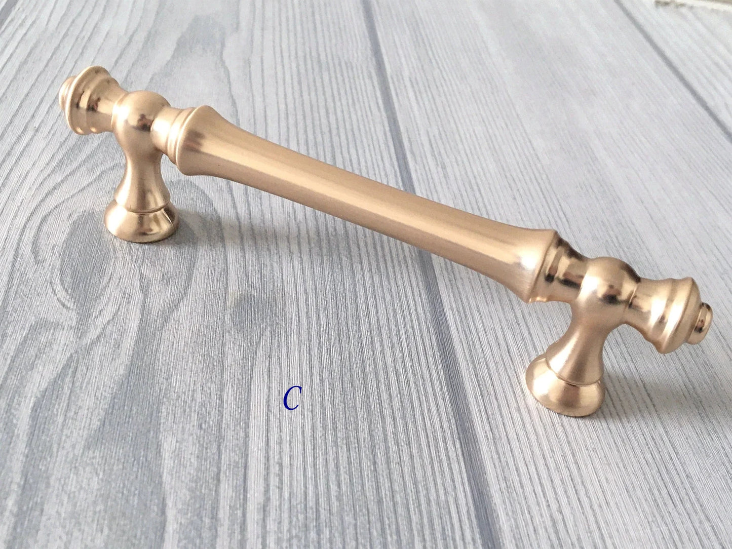 Brushed Gold Cabinet Pulls, Kitchen Hardware, 96 128 192 mm Centers