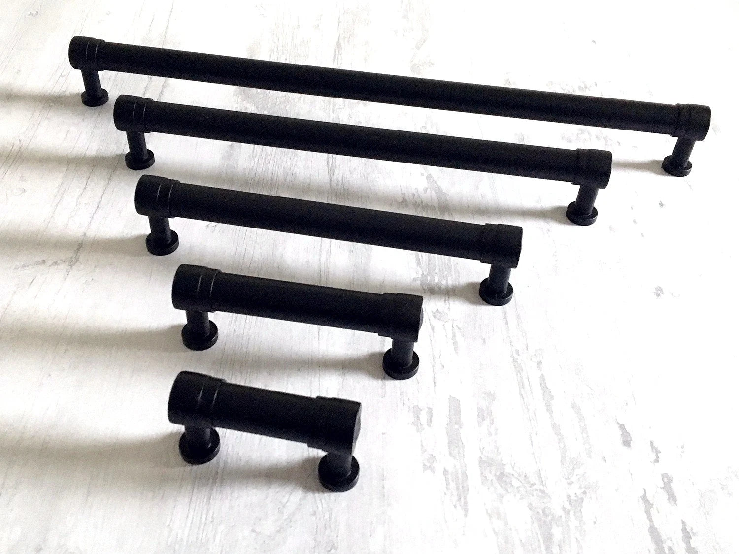 Cabinet Handles Hardware Kitchen Dresser Drawer Pulls Black