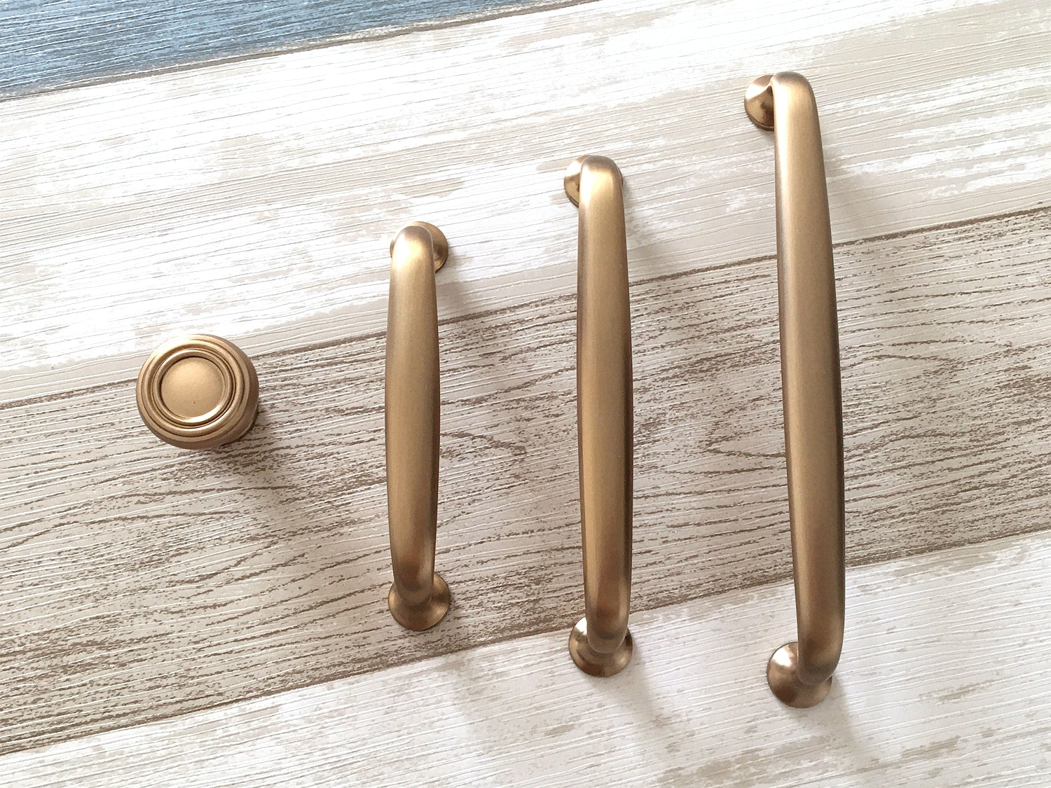 Champagne Gold Bronze Cabinet Pull Handles Kitchen Hardware