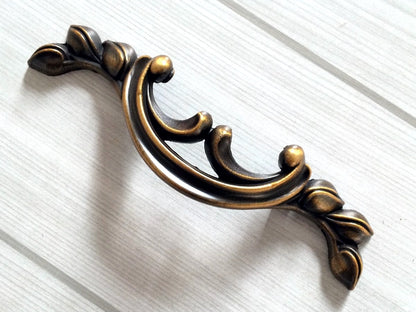 Antique Copper Drawer Pull - 2.5" 3.75" 5" - LynnsHardware