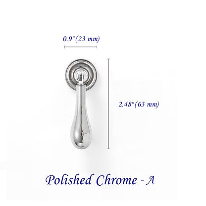 3.75" 5" Centers Brass Swan Neck Bail Pull 96 128 mm Holes | Lynns Hardware