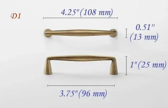 Brass Cabinet Handles Antique Bronze Drawer Pulls | Lynns Hardware