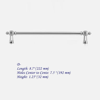 3.75" 5" 7.5" Polished Chrome Cabinet Pulls, Modern Kitchen Hardware