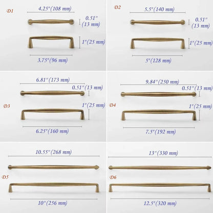 Brass Cabinet Handles Antique Bronze Drawer Pulls | Lynns Hardware