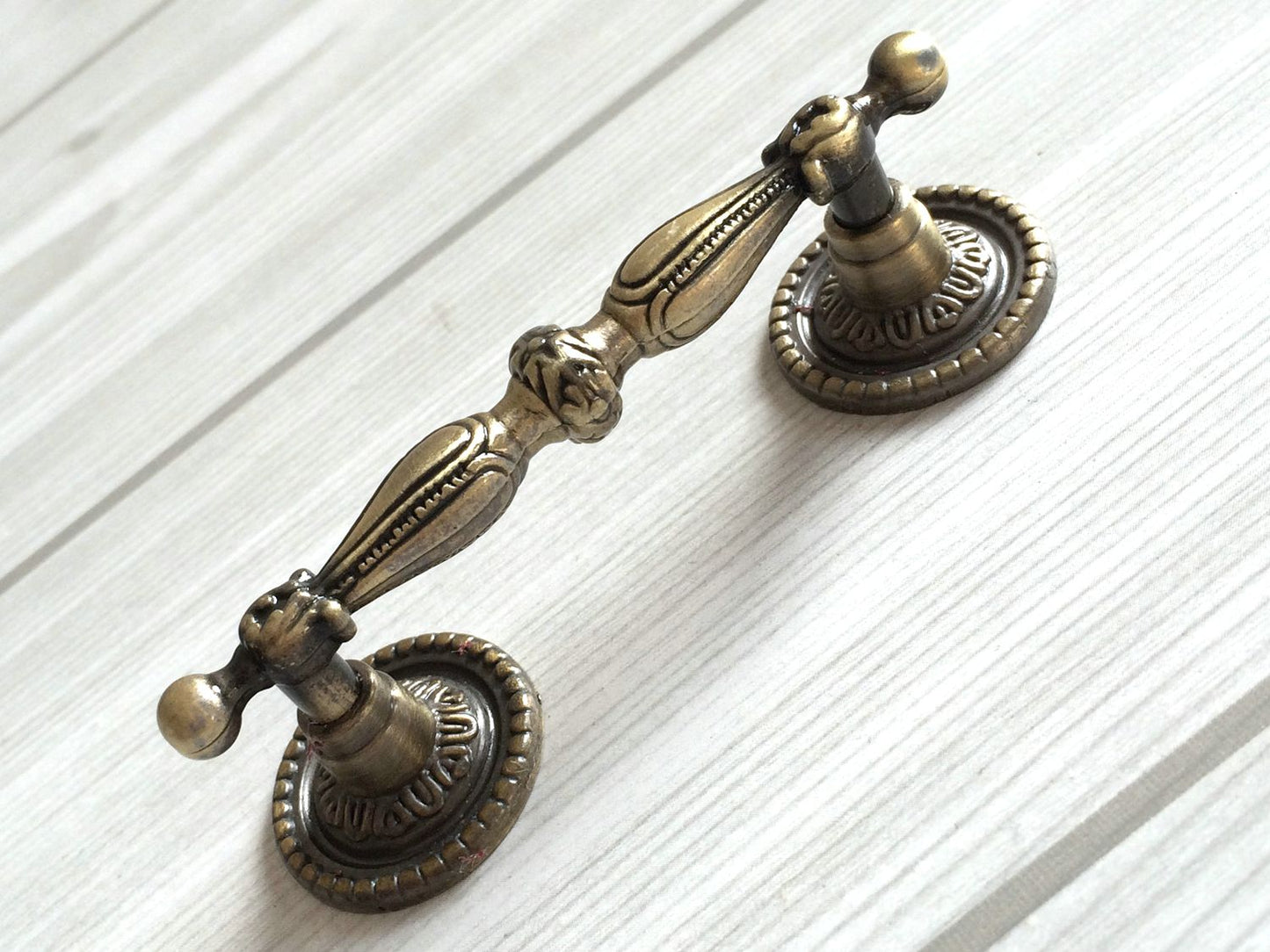 Antique Bronze Georgian Cabinet Pull - 2.5" 3.75" 5"