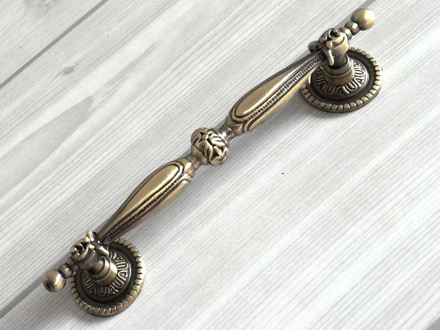 Antique Bronze Georgian Cabinet Pull - 2.5" 3.75" 5"