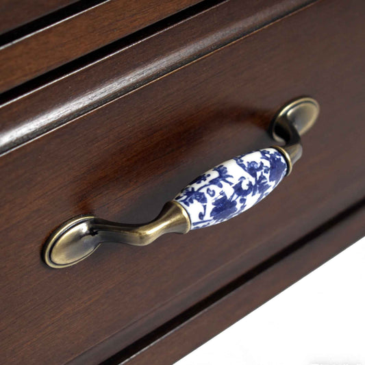 Blue & White Ceramic Cabinet Handles & Drawer Knobs - Chinese Porcelain Hardware