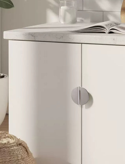 Semicircle Cabinet Pulls 32 64 mm in Brushed Gold, Nickel, Antique Bronze