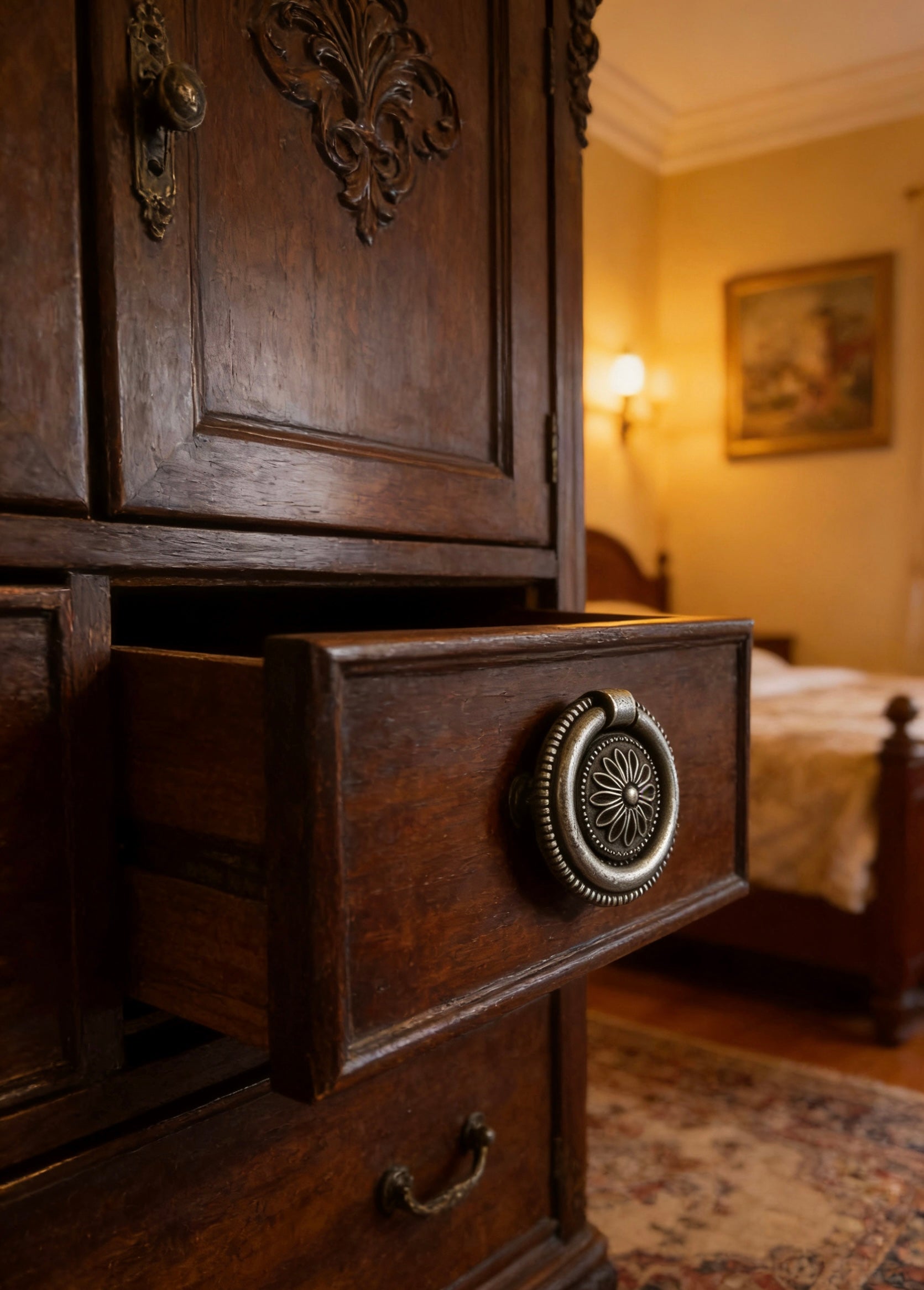 Medici Ring Pulls - Antique Black, Bronze, Pewter, Nickel - LynnsHardware