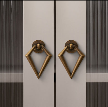 Unique drop pulls in antique bronze 