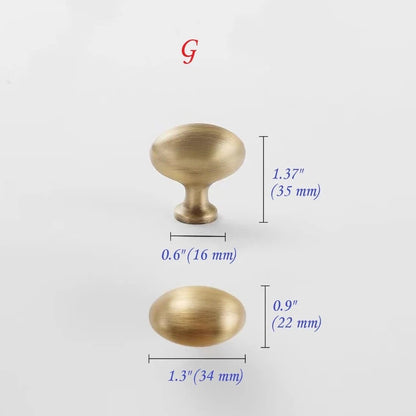 Solid Brass Antique Bronze Cabinet Knobs, Sphere Ball Drawer Pull