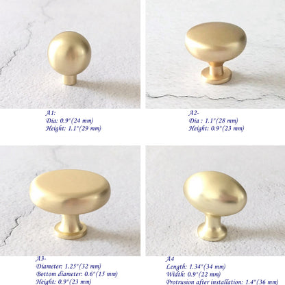 Gold Cabinet Knob Drawer Pull Kitchen Hardware