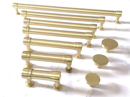 Gold Cabinet Pulls Dresser Drawer Handles Lynns Hardware 