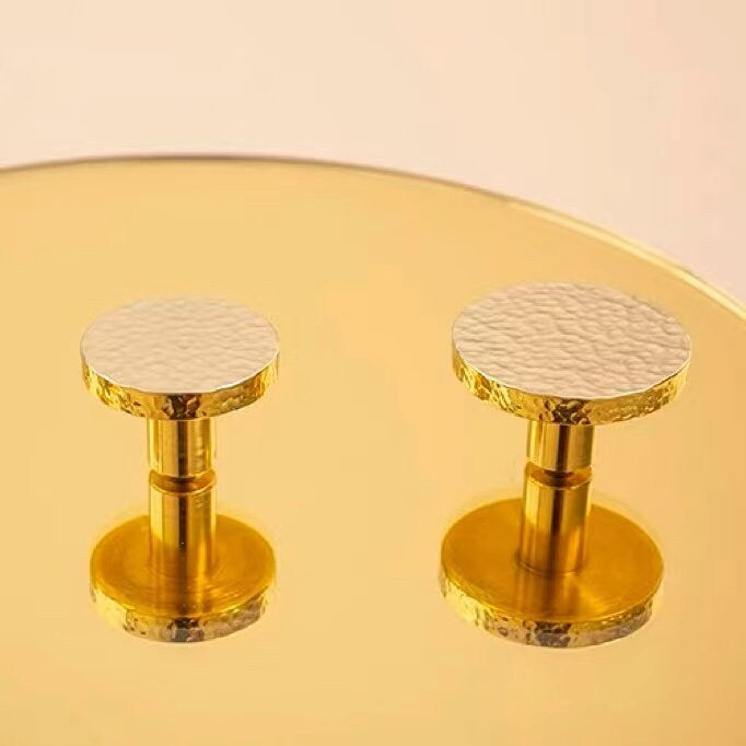 Hammered Gold Pulls Brass Cabinet Pulls T Bar Door Knob 96 128 160 192 mm