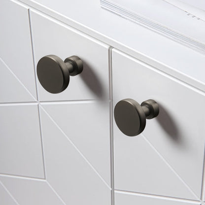 Gray T-Shaped Cabinet Pulls 3.75" 5" 7.5" | Modern Drawer Knobs