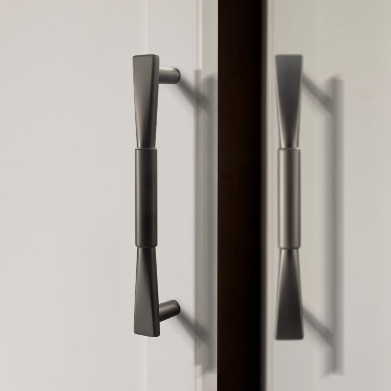 Gray T-Shaped Cabinet Pulls 3.75" 5" 7.5" | Modern Drawer Knobs